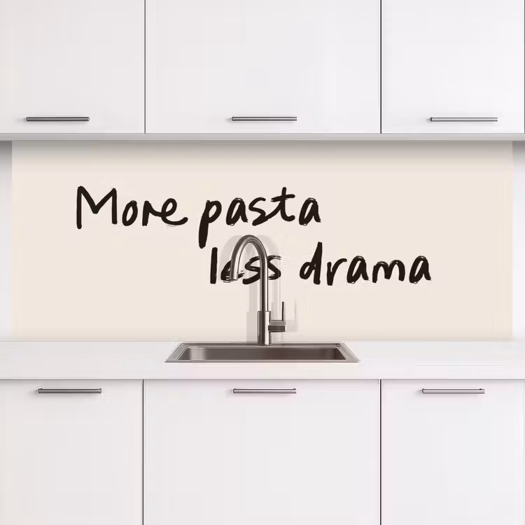 Schienale cucina - Più pasta meno drammi — 4