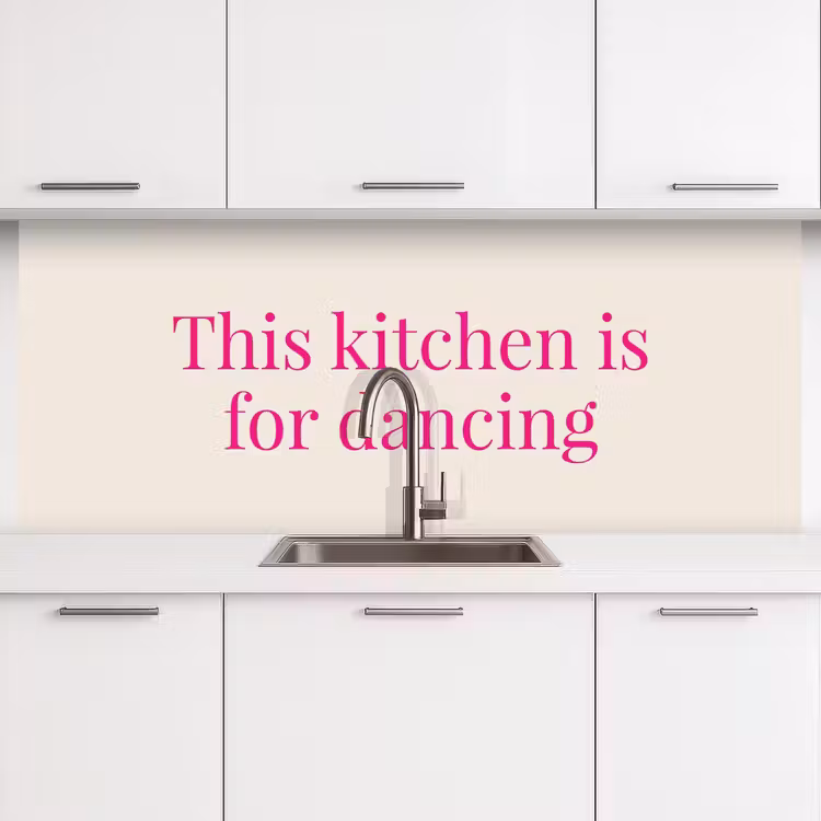 Schienale cucina - Questa cucina è per ballare — 4