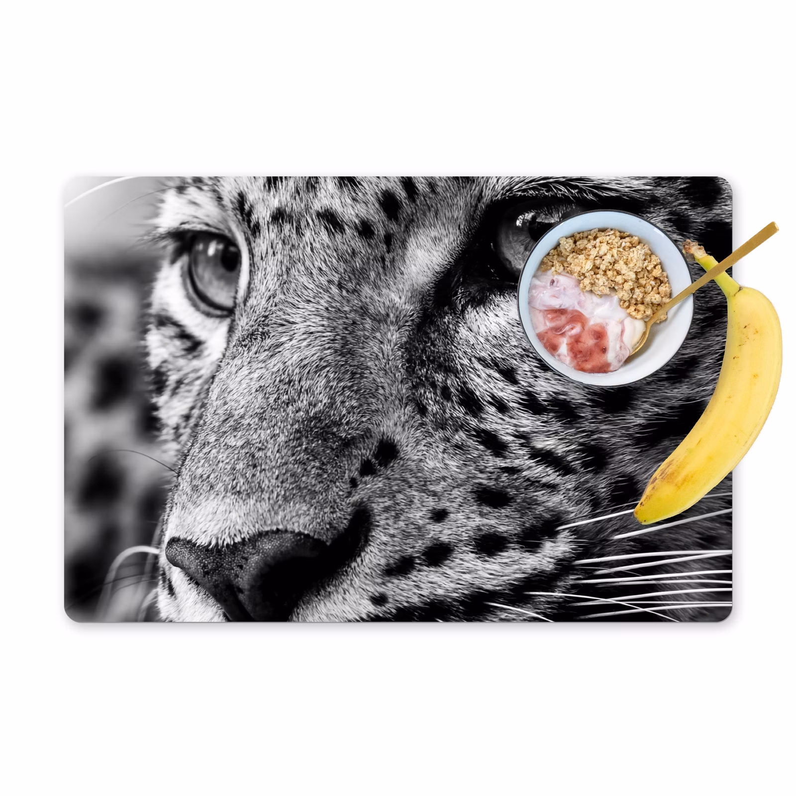 Tovaglietta – 6 pezzi - Leopardo - Nero - Bianco - Occhio — 1