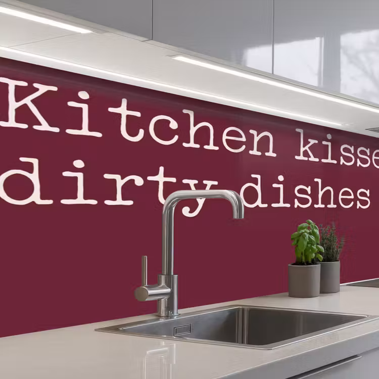 Schienale cucina - Baci in cucina, piatti sporchi — 2