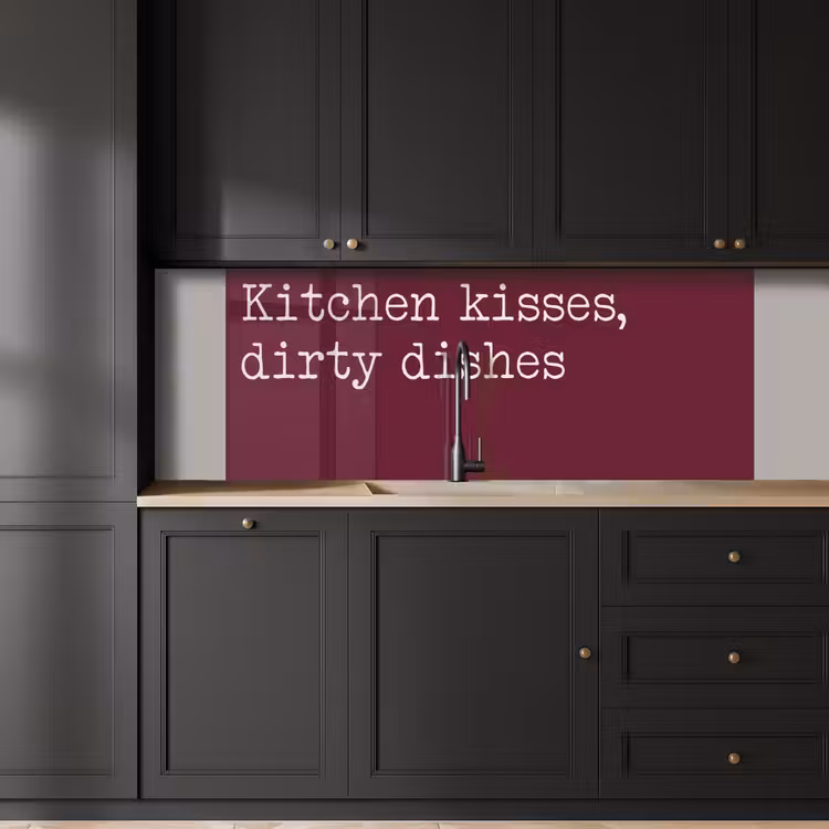 Schienale cucina - Baci in cucina, piatti sporchi — 6