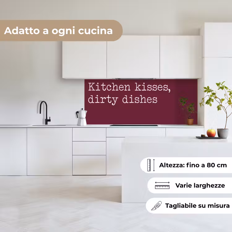 Schienale cucina - Baci in cucina, piatti sporchi — 7