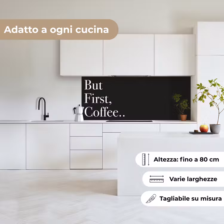 Schienale cucina - Ma prima il caffè — 7
