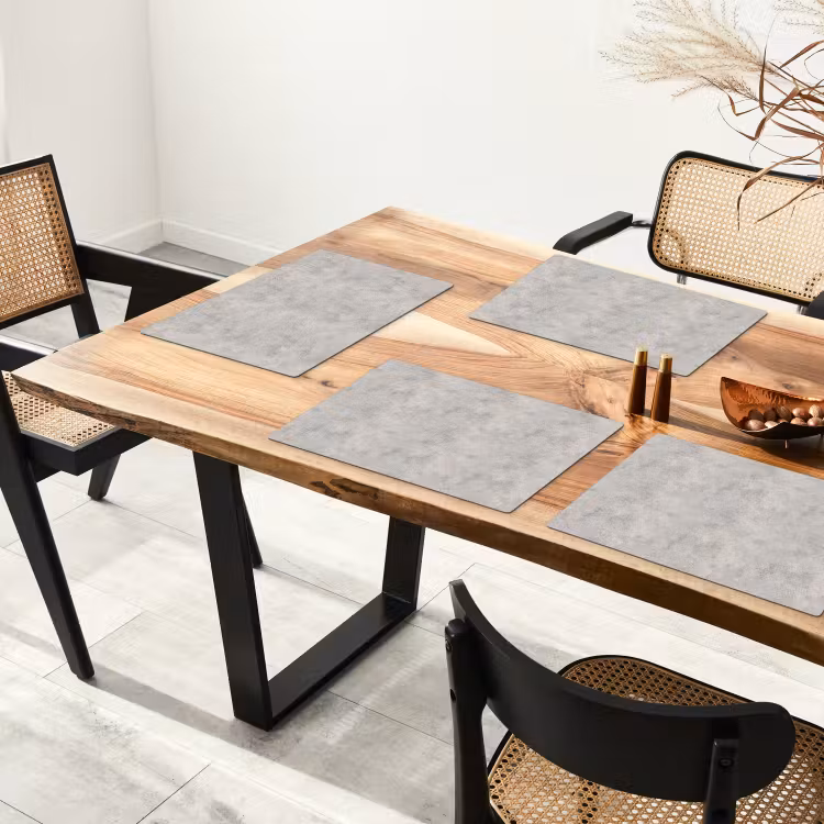 Tovaglietta – 6 pezzi - Grigio - Calcestruzzo - Industriale — 4