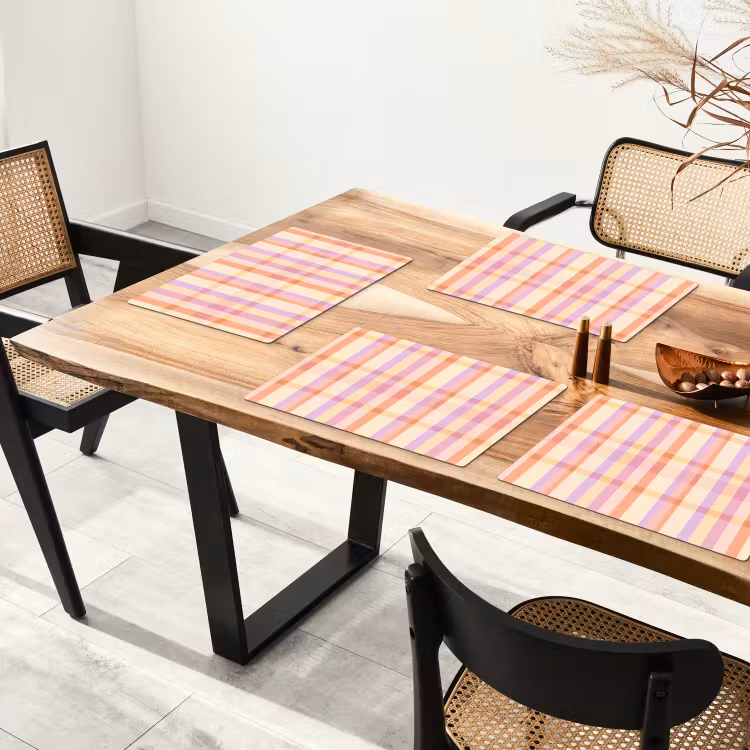 Tovaglietta – 6 pezzi - Pastello - Fuori modello - Geometrico — 4