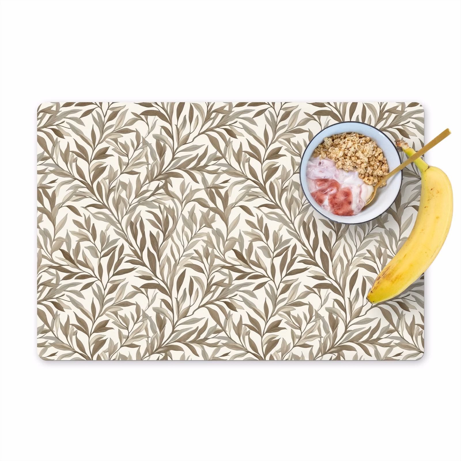 Tovaglietta – 6 pezzi - Rami - Botanico - Taupe — 1