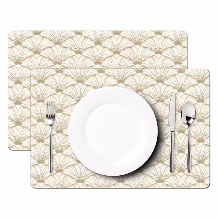 Tovaglietta – 6 pezzi - Classico - Arte - Beige — 2