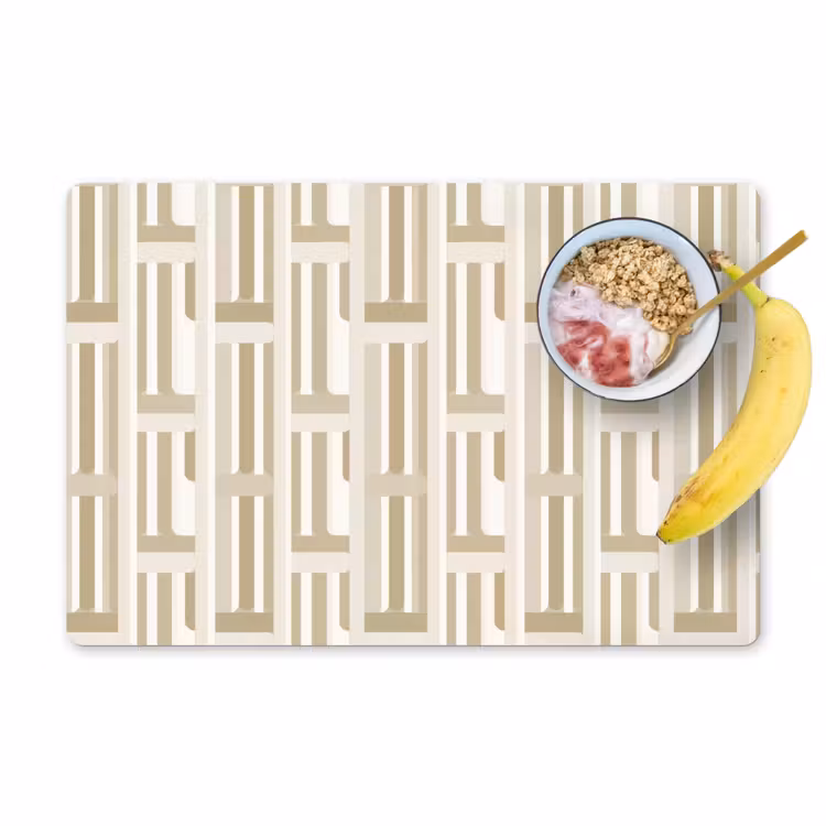 Tovaglietta – 6 pezzi - Moderno - Geometrico - Beige — 1