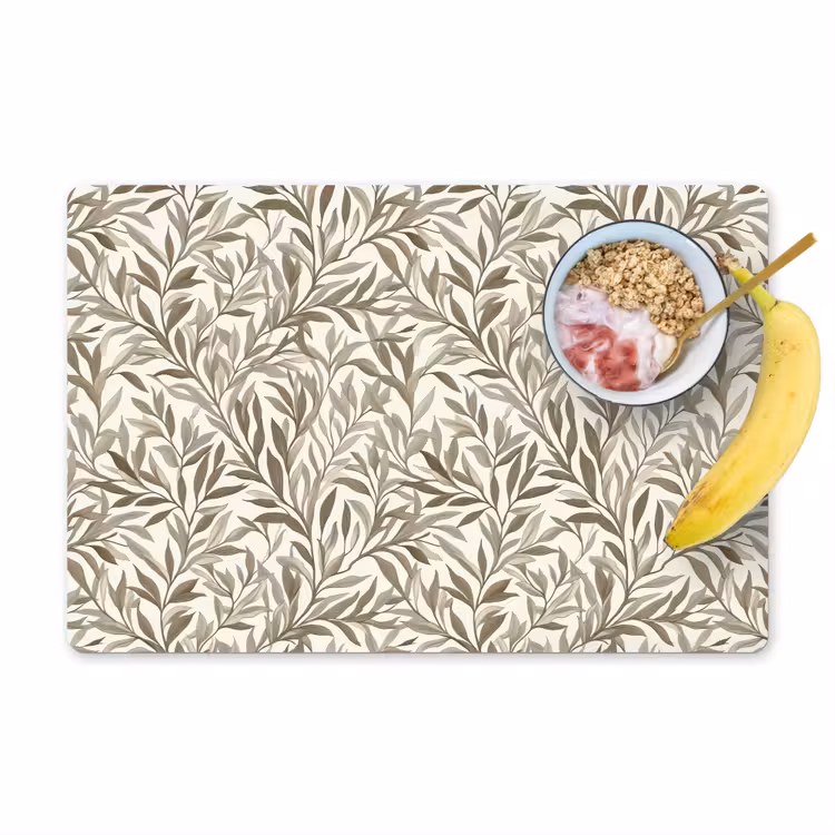 Tovaglietta – 6 pezzi - Rami - Botanico - Taupe — 1