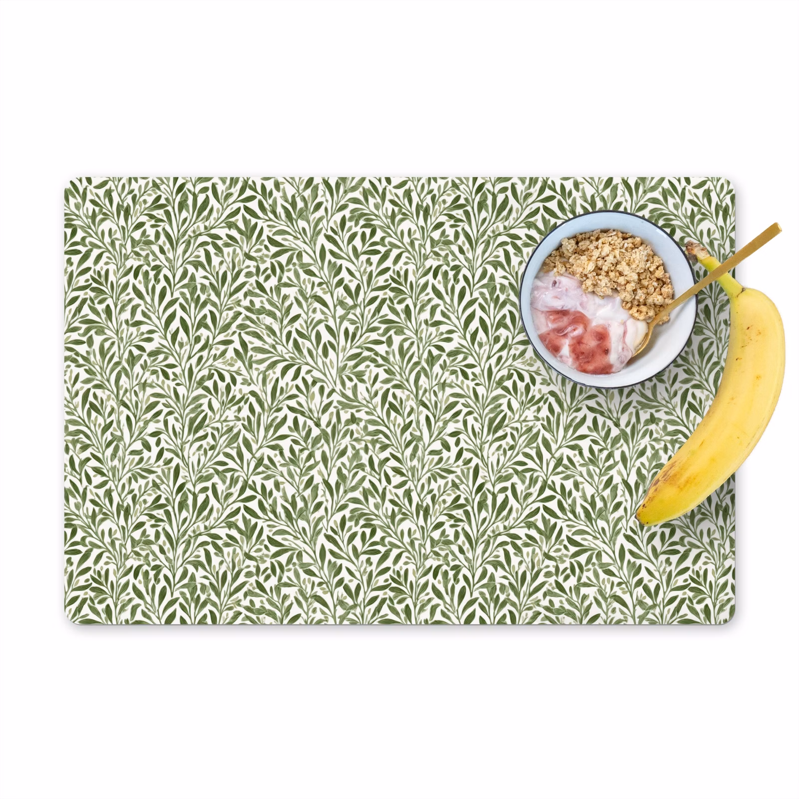 Tovaglietta – 6 pezzi - Botanico - Rami - Verde — 1