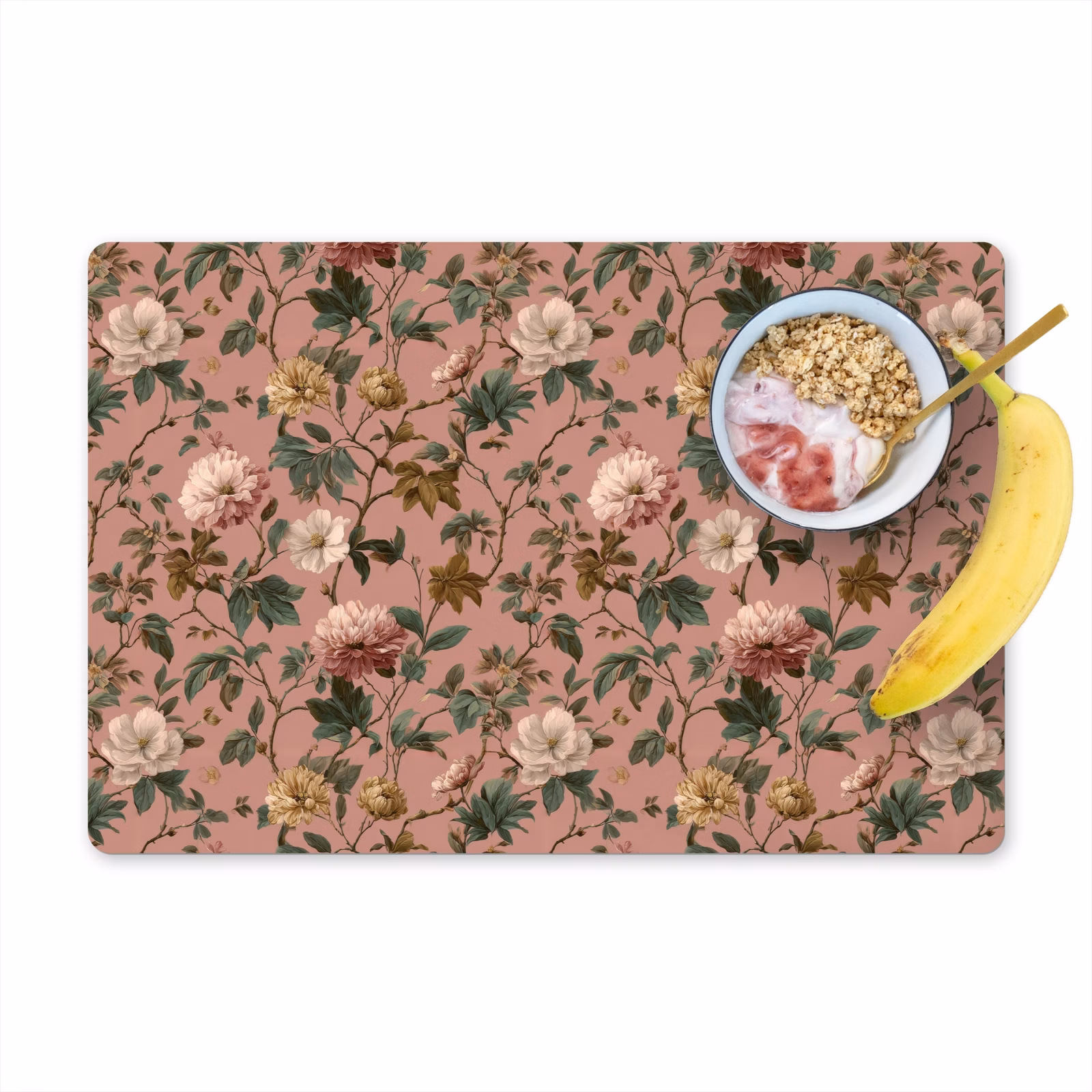 Tovaglietta – 6 pezzi - Fiori - Classico - Rosa — 1