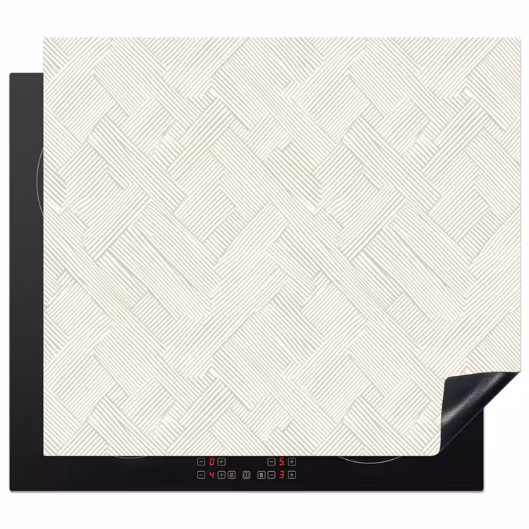Protezione piano induzione - Texture - Astratta - Beige — 1