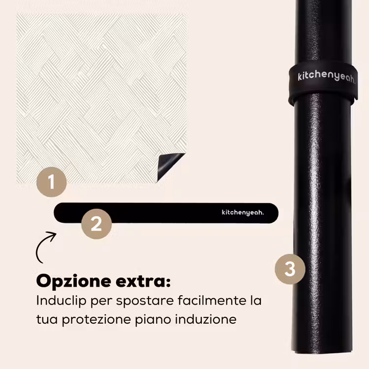 Protezione piano induzione - Texture - Astratta - Beige — 8