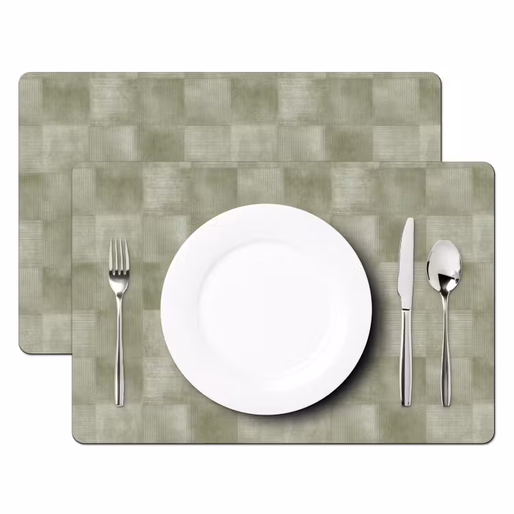 Tovaglietta – 6 pezzi - Appartamenti - Rustico - Verde — 2