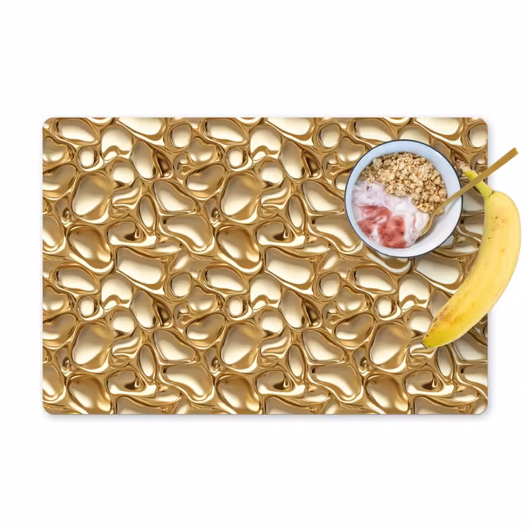 Tovaglietta – 6 pezzi - Astratto - Moderno - Oro — 1