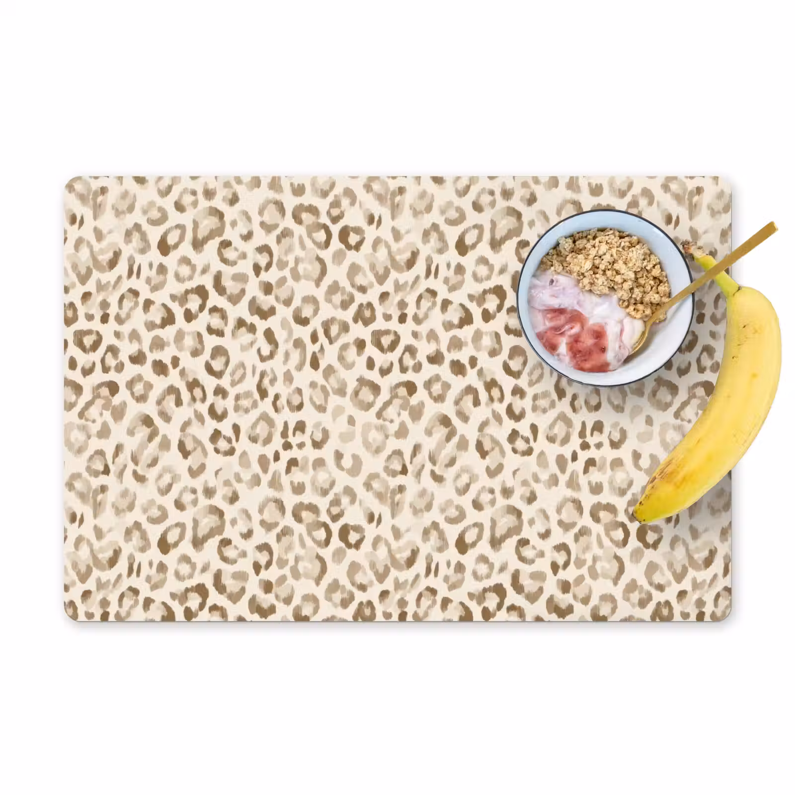 Tovaglietta – 6 pezzi - Leopardo - Classico - Beige — 1