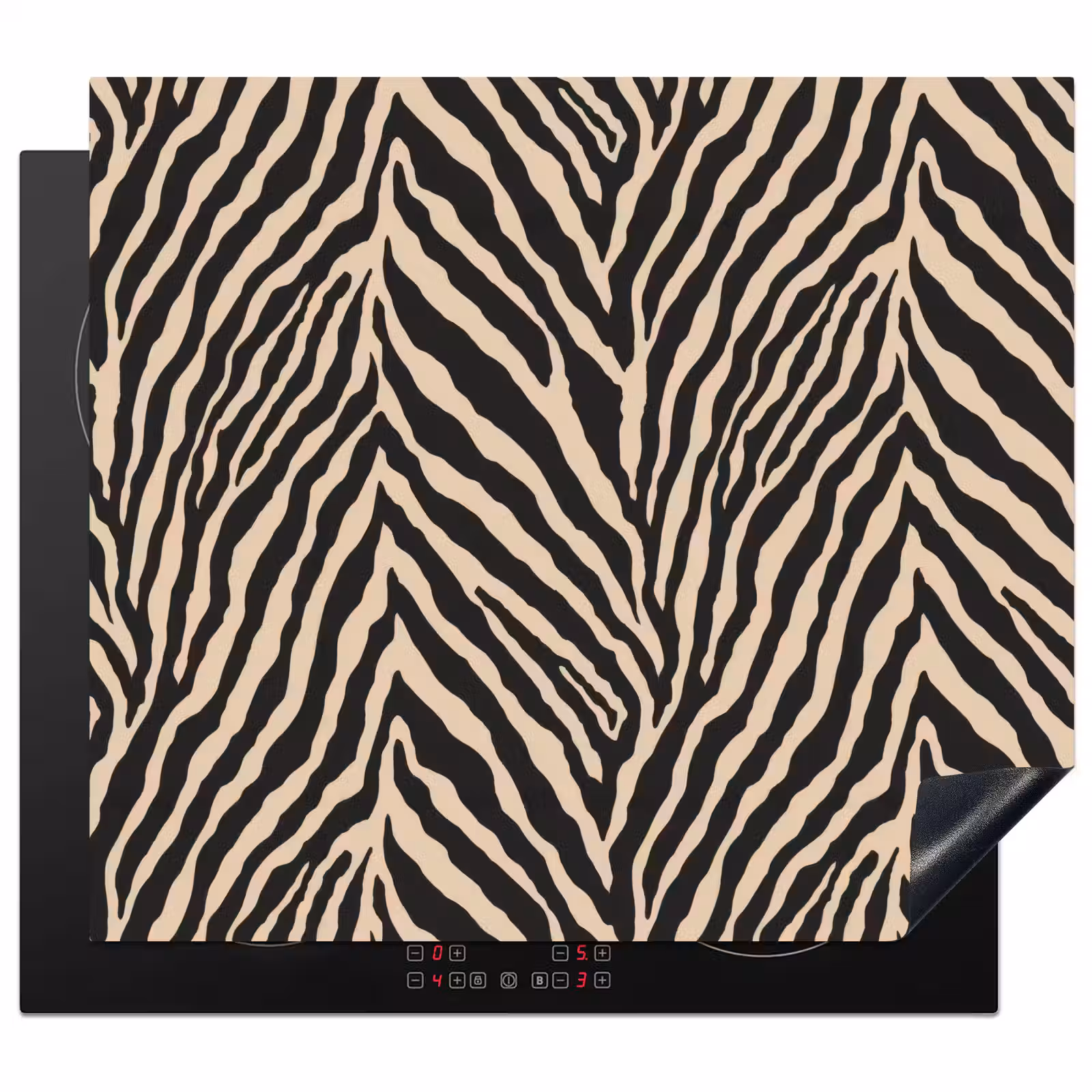 Protezione piano induzione - Zebra - Classico - Nero — 1