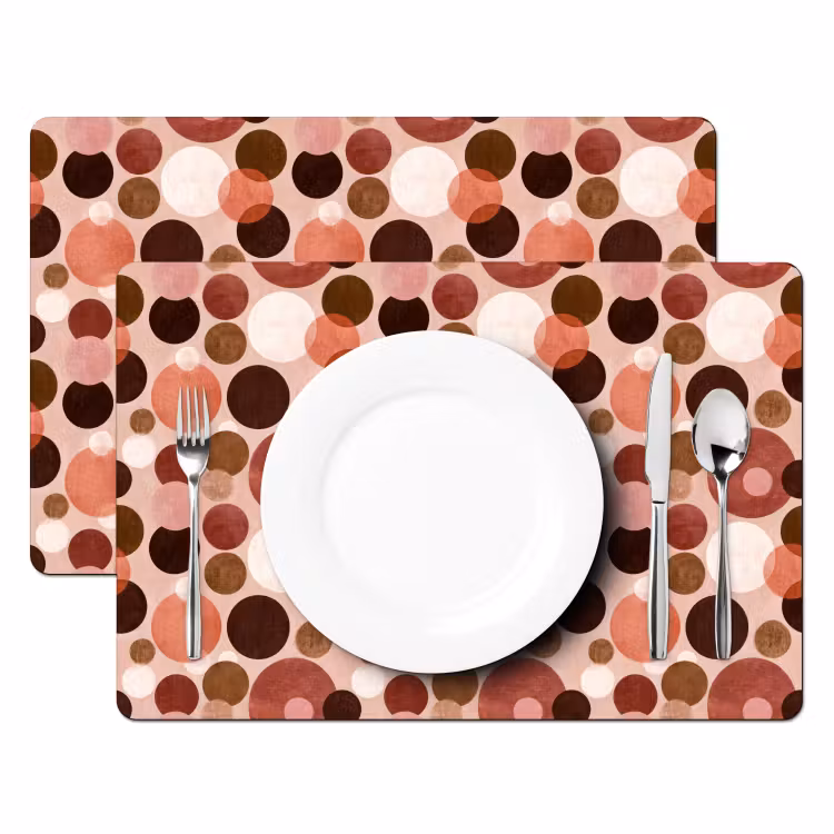 Tovaglietta – 6 pezzi - Cerchi - Moderno - Colorato — 2