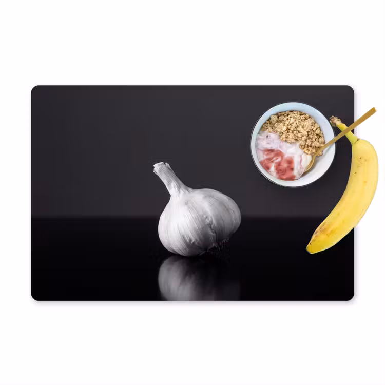 Tovaglietta – 6 pezzi - Aglio - Nero - Bianco — 1