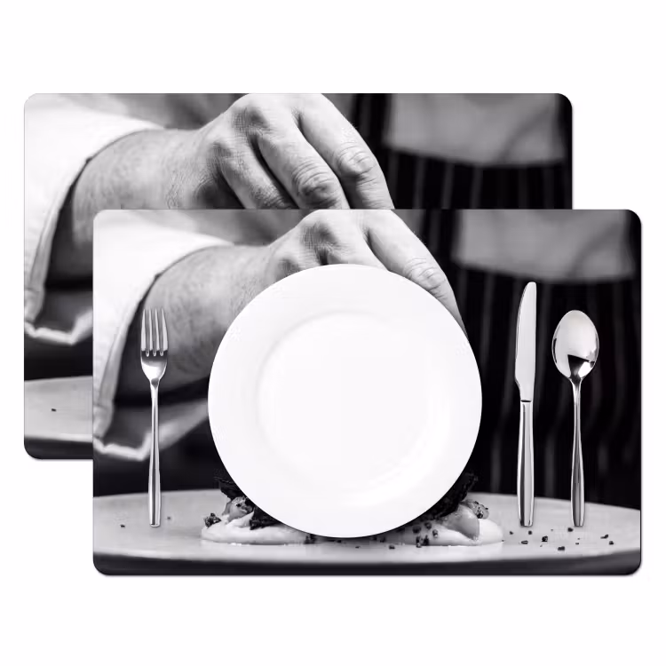 Tovaglietta – 6 pezzi - Chef - guarnizione - piatto — 2