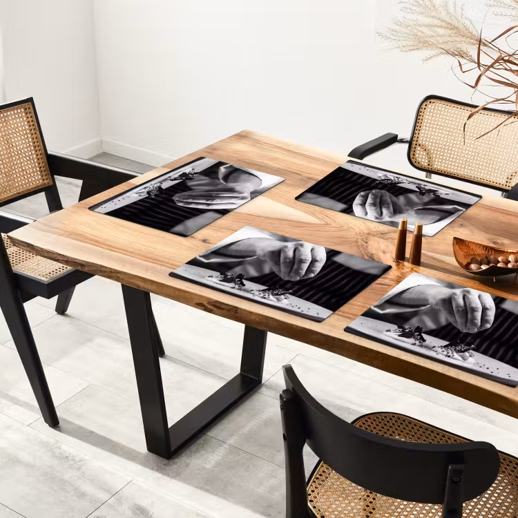 Tovaglietta – 6 pezzi - Chef - guarnizione - piatto — 4