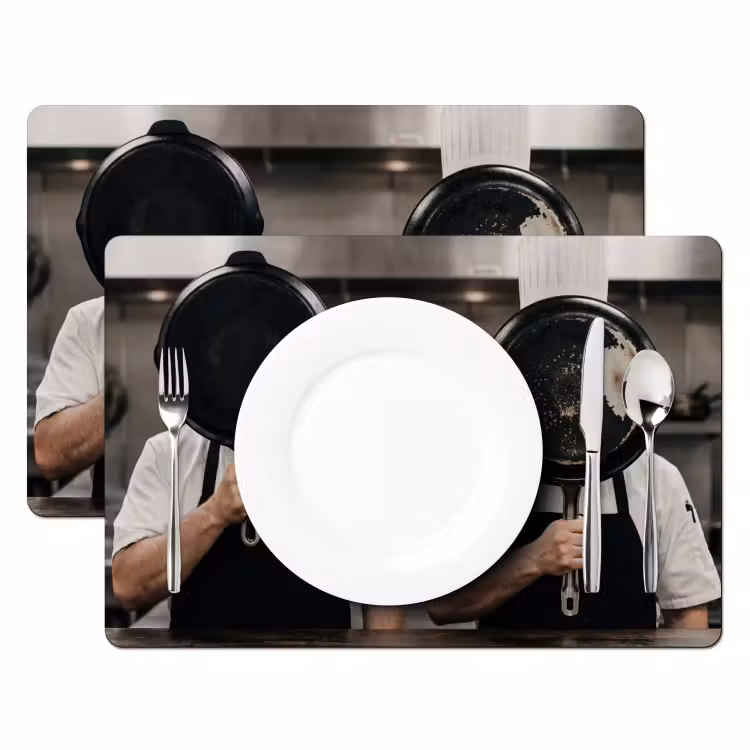 Tovaglietta – 6 pezzi - Cuochi - Padelle - Cucina — 2