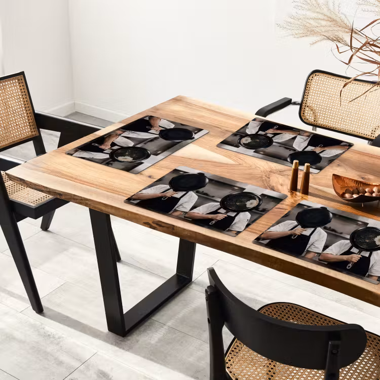 Tovaglietta – 6 pezzi - Cuochi - Padelle - Cucina — 4