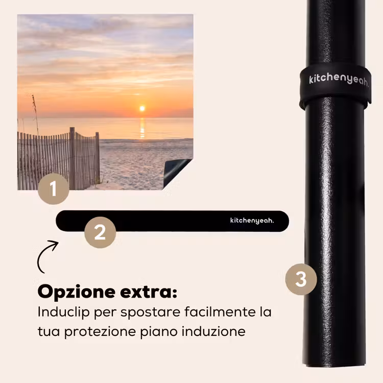 Protezione piano induzione - Tramonto - Spiaggia - Sabbia — 8