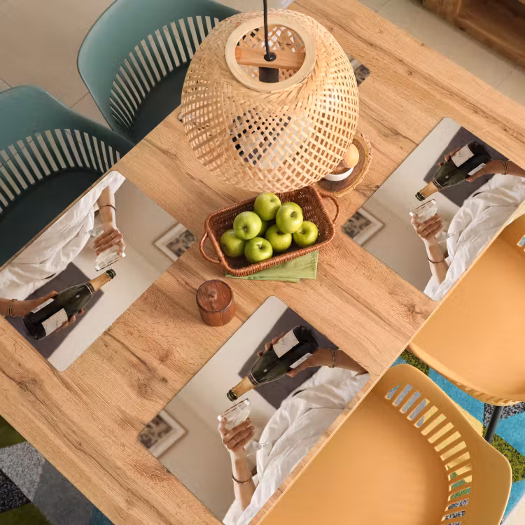 Tovaglietta – 6 pezzi - Champagne - Letto - Bollicine — 3