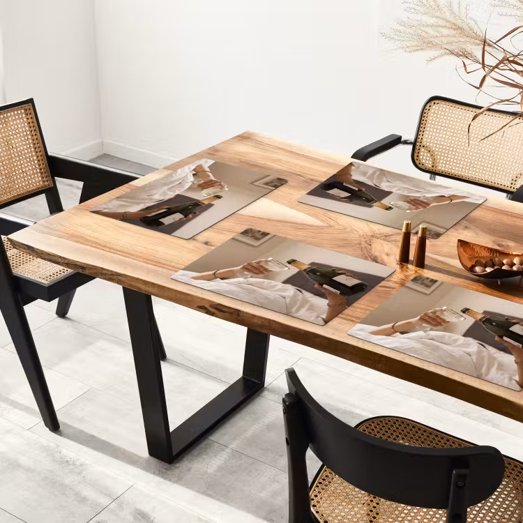 Tovaglietta – 6 pezzi - Champagne - Letto - Bollicine — 4