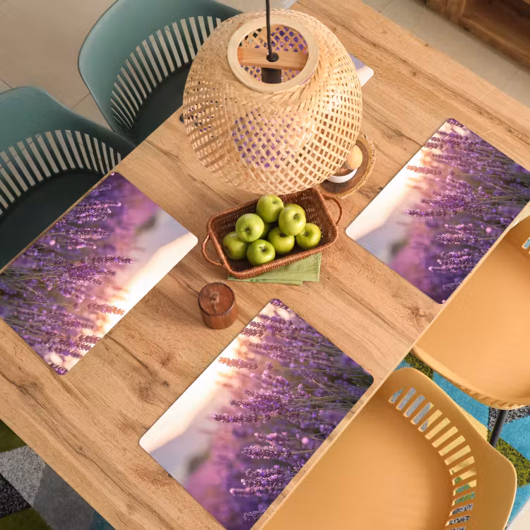 Tovaglietta – 6 pezzi - Lavanda - Viola - Luce solare — 3