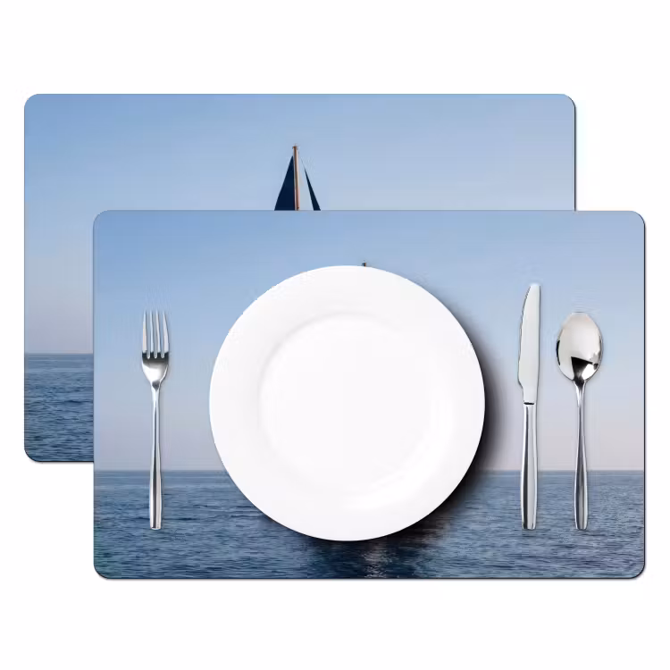 Tovaglietta – 6 pezzi - Barca a vela - Mare - Blu — 2