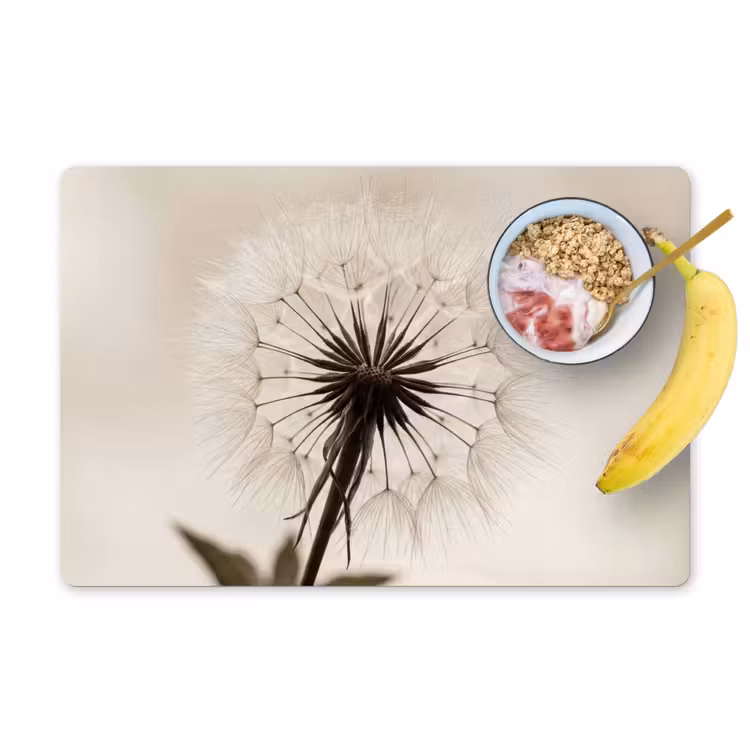 Tovaglietta – 6 pezzi - Dandelion - Minimalista - Bianco — 1