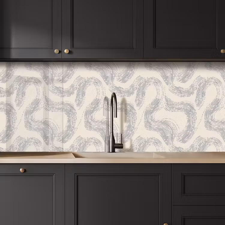 Schienale cucina - Linee - Motivo - Beige - Minimalista — 6
