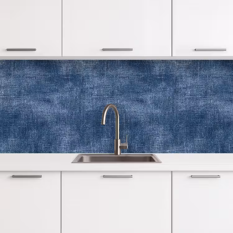 Schienale cucina - Lino - Struttura - Motivo - Denim - Rustico — 4