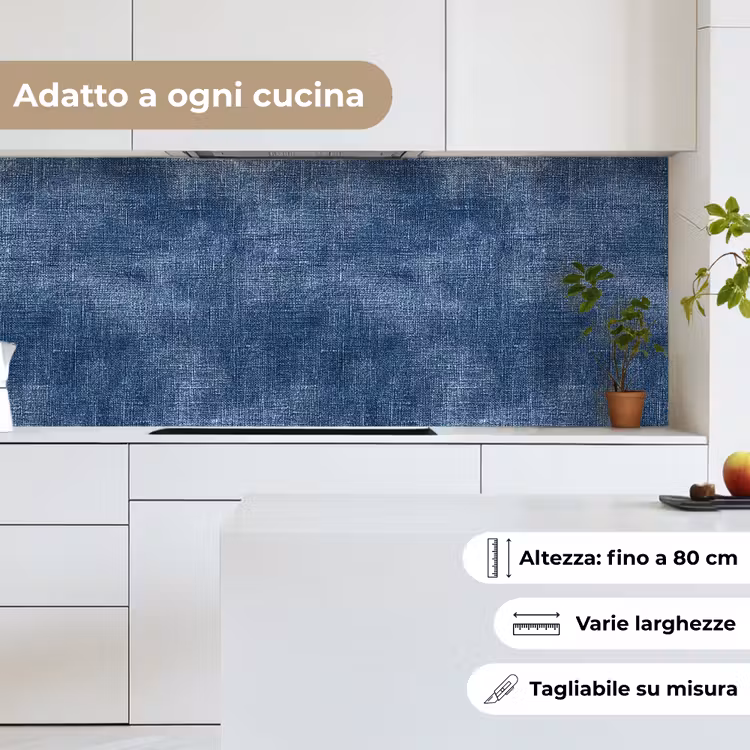 Schienale cucina - Lino - Struttura - Motivo - Denim - Rustico — 7
