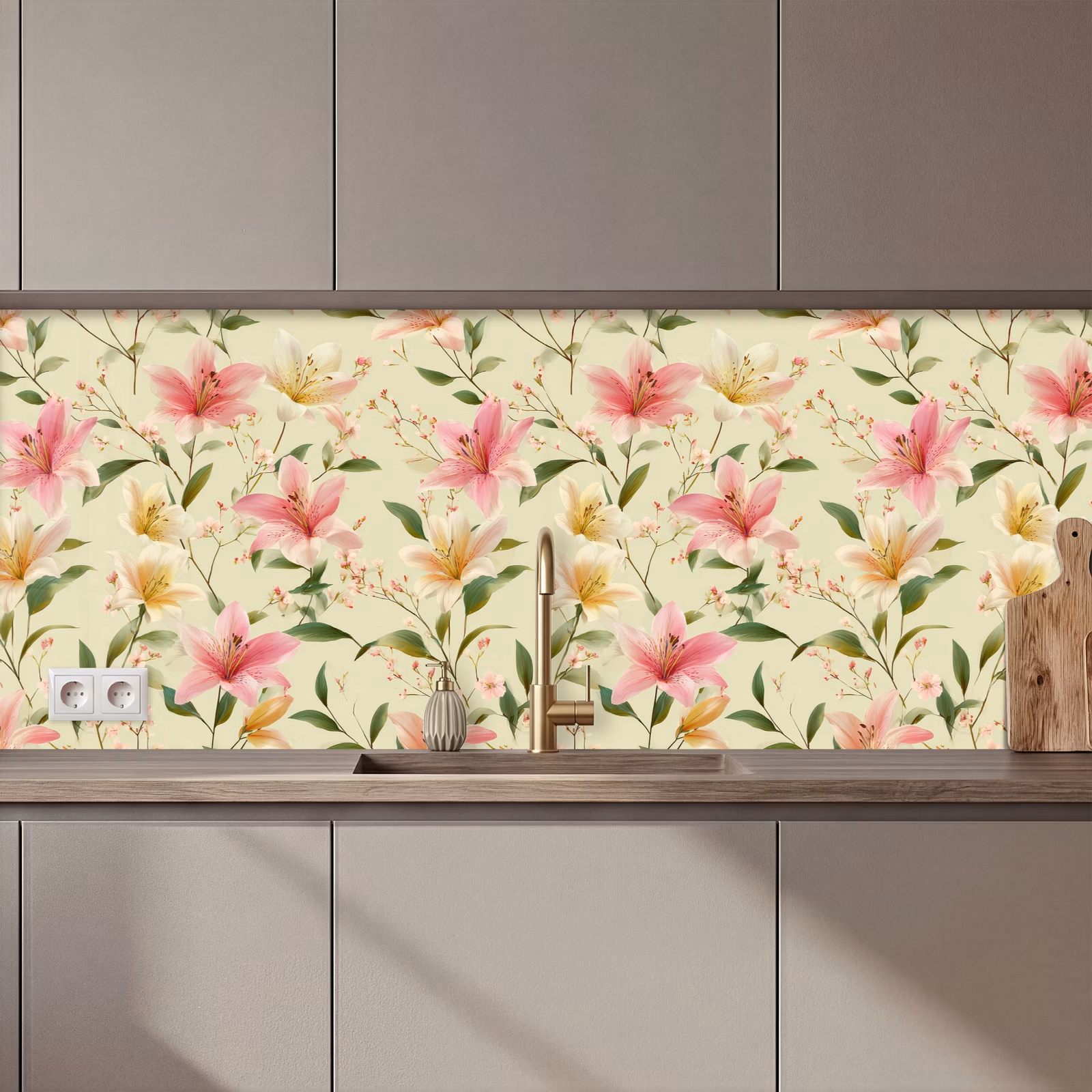 Schienale cucina - Gigli - Sereno - Colorato — 1