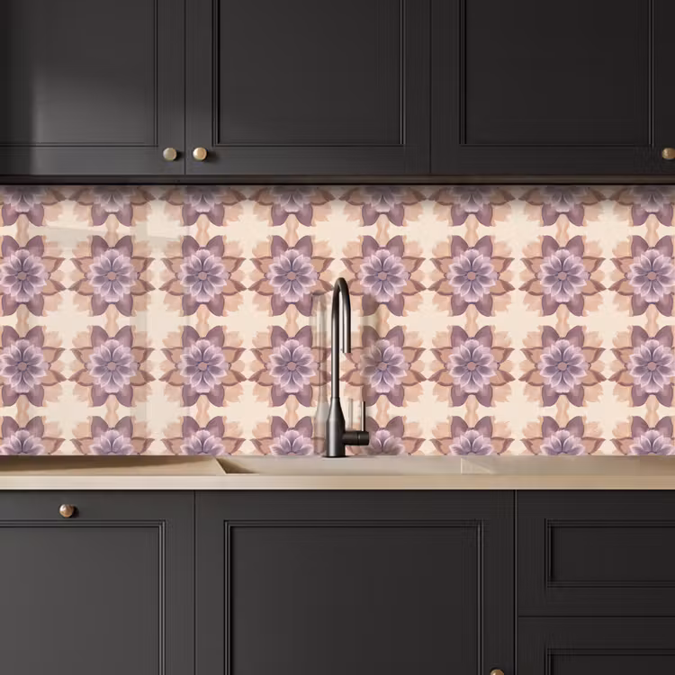 Schienale cucina - Classico - Modello - Viola — 6