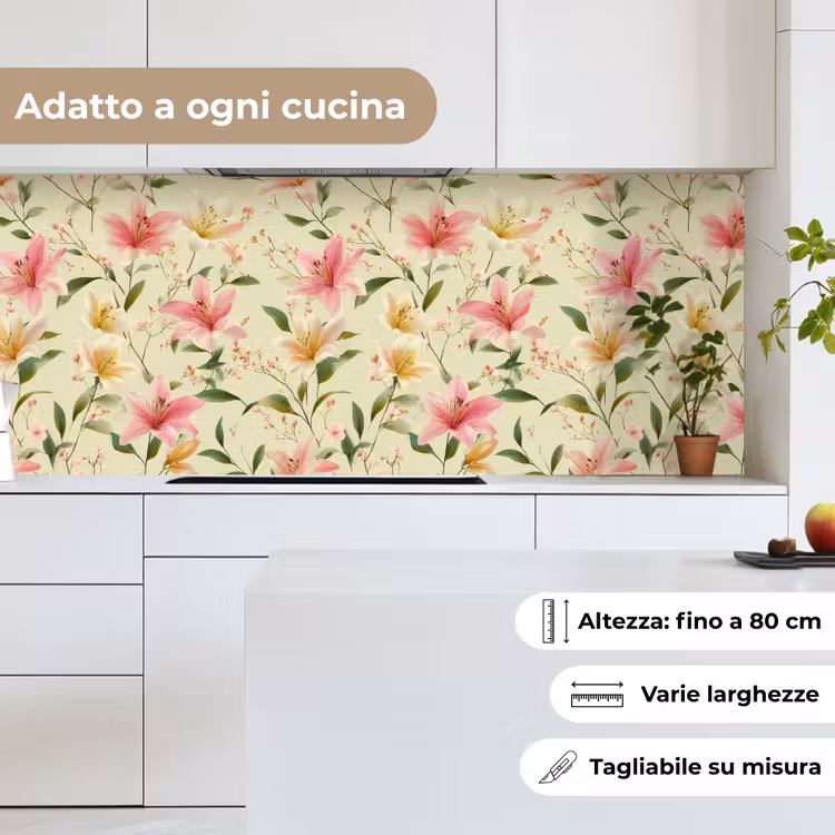 Schienale cucina - Gigli - Sereno - Colorato — 7