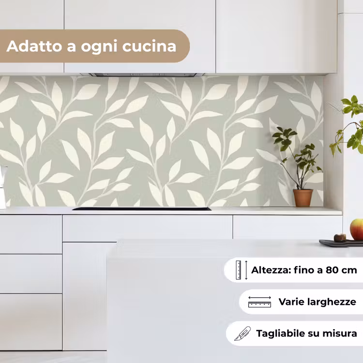 Schienale cucina - Minimalista - Motivo - Verde — 7
