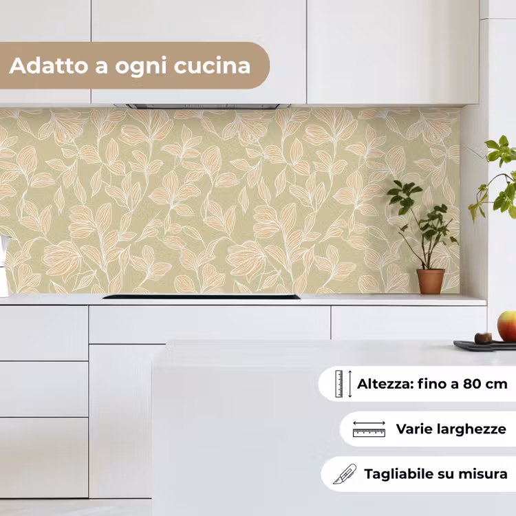 Schienale cucina - Organico - Sottile - Verde — 7