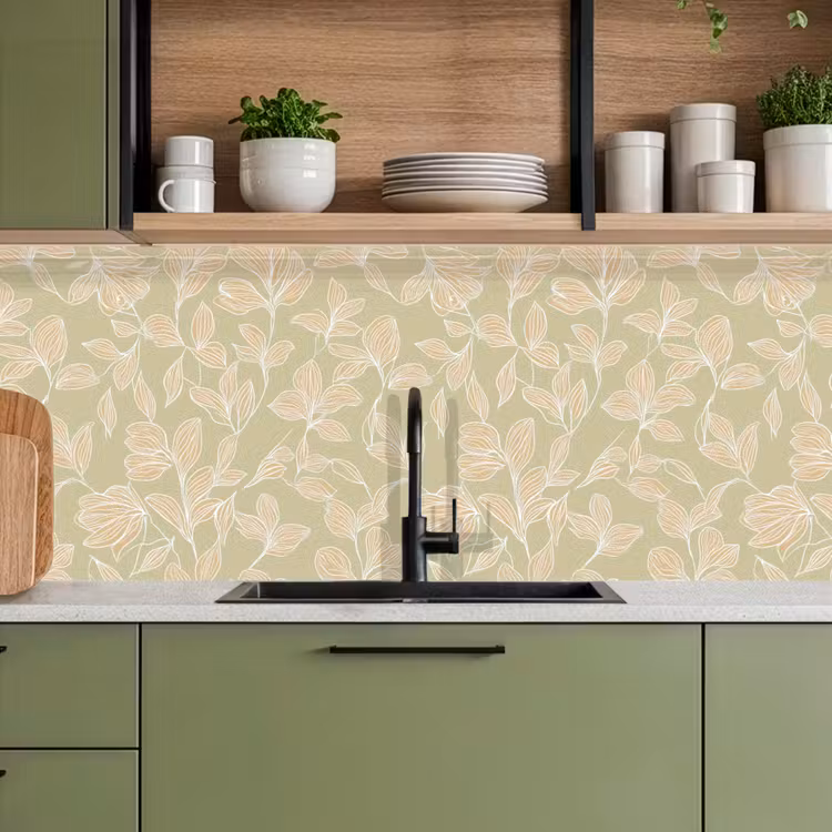 Schienale cucina - Organico - Sottile - Verde — 8