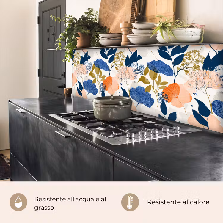 Schienale cucina - Fiori - Botanico - Colorato — 5