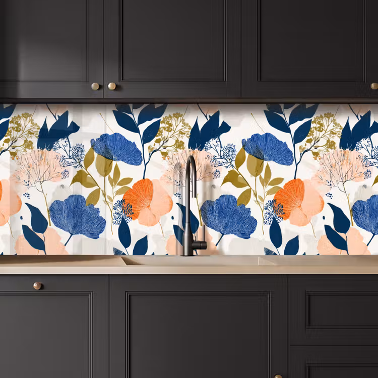 Schienale cucina - Fiori - Botanico - Colorato — 6