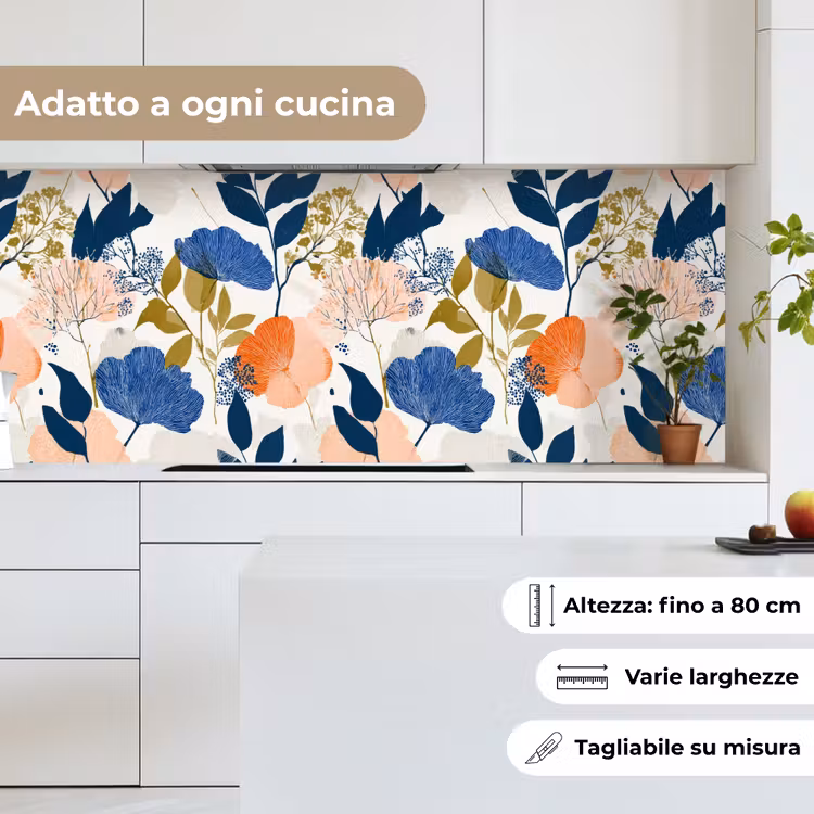 Schienale cucina - Fiori - Botanico - Colorato — 7