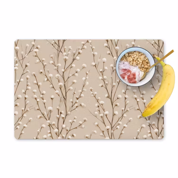 Tovaglietta – 6 pezzi - Cotone - Natura - Taupe — 1