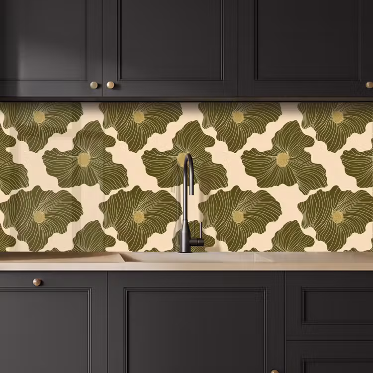 Schienale cucina - Moderno - Astratto - Verde — 6