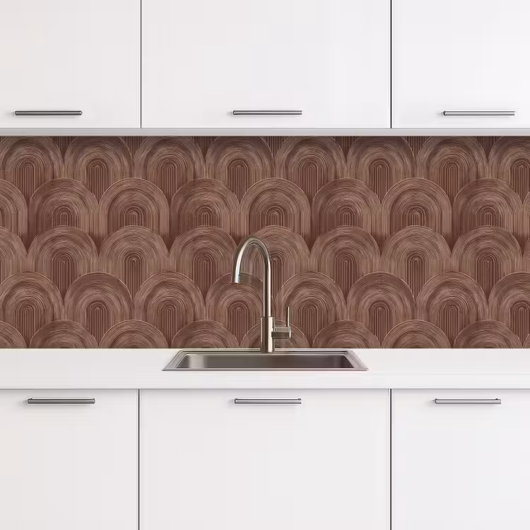 Schienale cucina - Ritmico - Impact - Marrone — 4