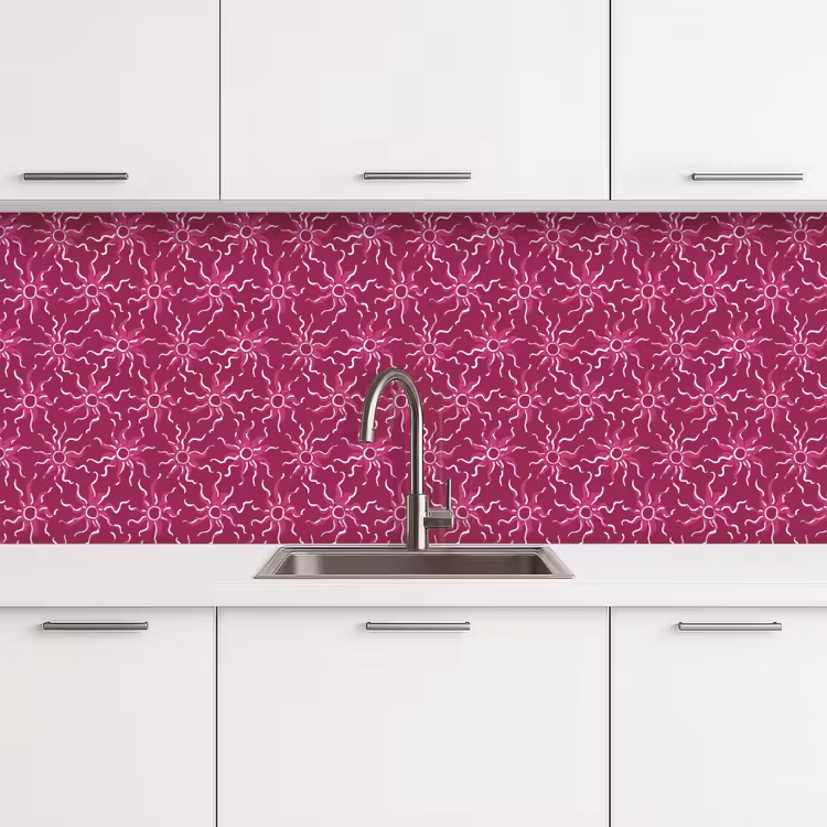 Schienale cucina - Bohemien - Sole - Magenta — 4