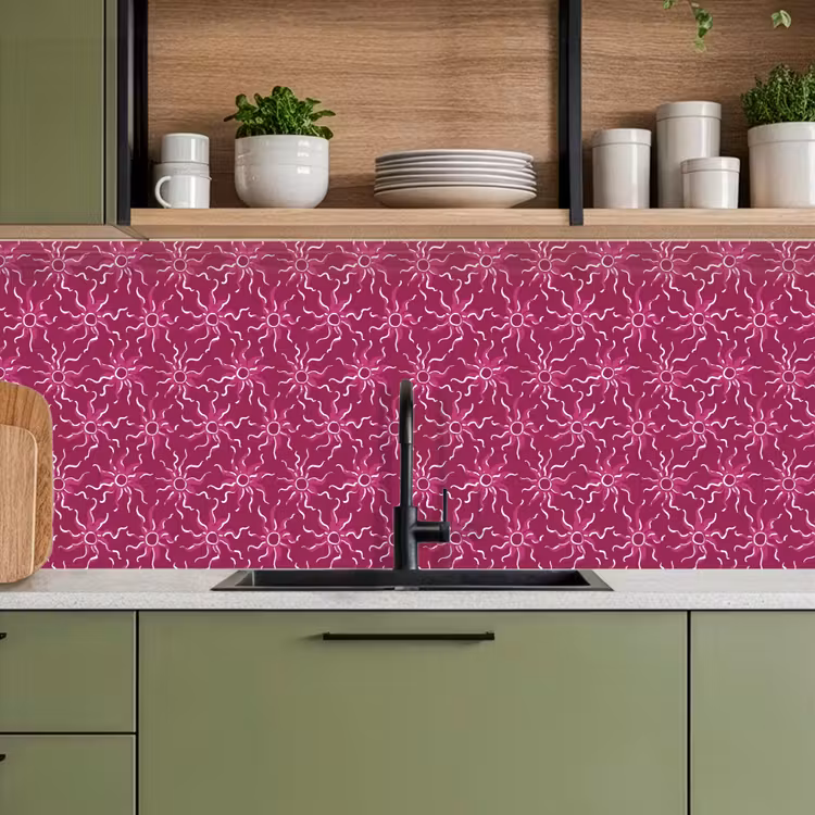 Schienale cucina - Bohemien - Sole - Magenta — 8